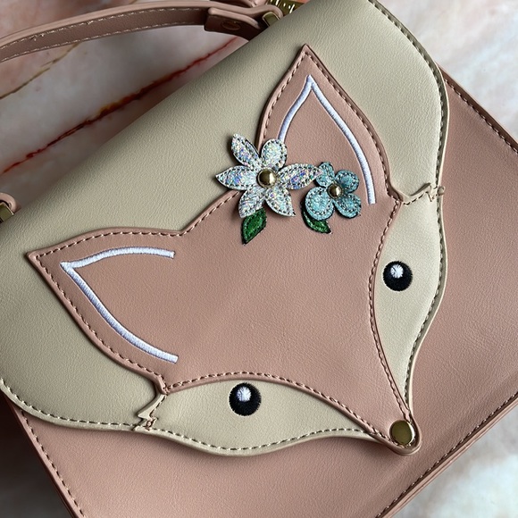 ERSTWILDER | Flora Fox Face Top Handle Bag - Picture 8 of 11